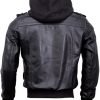Sleek-and-Cozy-CozzyCo-Black-Hooded-Bomber-Jacket