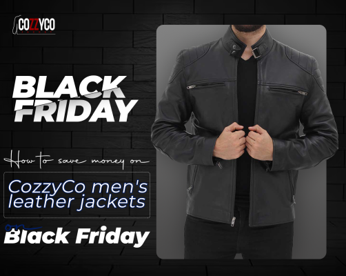 How-to- save-money -on- CozzyCo- men's- leather- jackets-on- Black-Friday