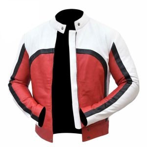 CozzyCo-Red-&-White-Leather-Jacket-Dynamic-Style
