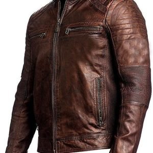 CozzyCo-Men's-Distressed-Leather-Jacket