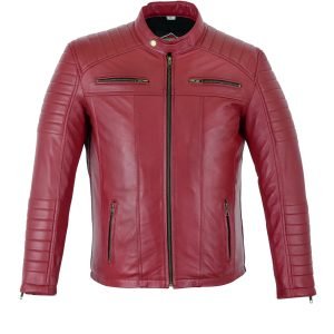 CozzyCo-Men's-Motorcycle-Leather-Jacket-Born-to-Ride